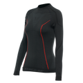 Avro 5 - Women's Motorcycle Leather Jacket - Black/Black/White