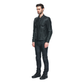 Fulcro - Men's Motorcycle Leather Jacket - Black