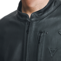 Fulcro - Men's Motorcycle Leather Jacket - Black