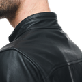 Fulcro - Men's Motorcycle Leather Jacket - Black