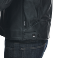Fulcro - Men's Motorcycle Leather Jacket - Black