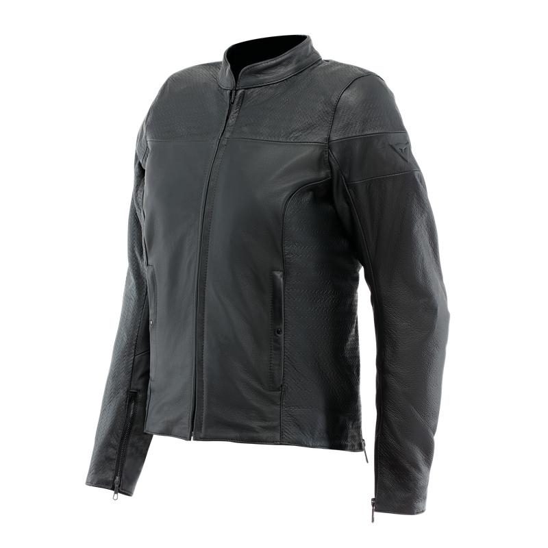 Itinere - Women's Motorcycle Leather Jacket - Black