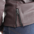 Itinere - Women's Motorcycle Leather Jacket - Bordeaux