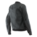 Accento - Women's Motorcycle Perforated Leather Jacket - Black
