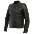 Istrice - Men's Motorcycle Leather Jacket - Dark-Brown