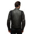 Istrice - Men's Motorcycle Leather Jacket - Dark-Brown