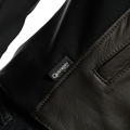 Istrice - Men's Motorcycle Leather Jacket - Dark-Brown