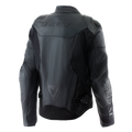 Iperattiva - Men Leather-Textile Motorcycle Jacket - Black/Black