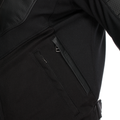 Iperattiva - Men Leather-Textile Motorcycle Jacket - Black/Black