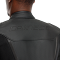 Iperattiva - Men Leather-Textile Motorcycle Jacket - Black/Black