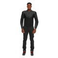 Iperattiva - Men Leather-Textile Motorcycle Jacket - Black/Black