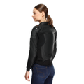 Iperattiva - Women's Leather-Textile Motorcycle Jacket - Black/Black