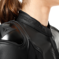 Iperattiva - Women's Leather-Textile Motorcycle Jacket - Black/Black