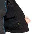 Iperattiva - Women's Leather-Textile Motorcycle Jacket - Black/Black