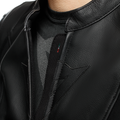 Iperattiva - Women's Leather-Textile Motorcycle Jacket - Black/Black