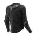 Super Speed 5 - Leather Motorcycle Jacket Men - Black/Black/Gold