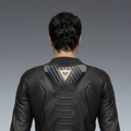 Super Speed 5 - Leather Motorcycle Jacket Men - Black/Black/Gold