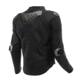 Super Speed 5 - Perforated Leather Motorcycle Jacket Men - Black/Black/Gold
