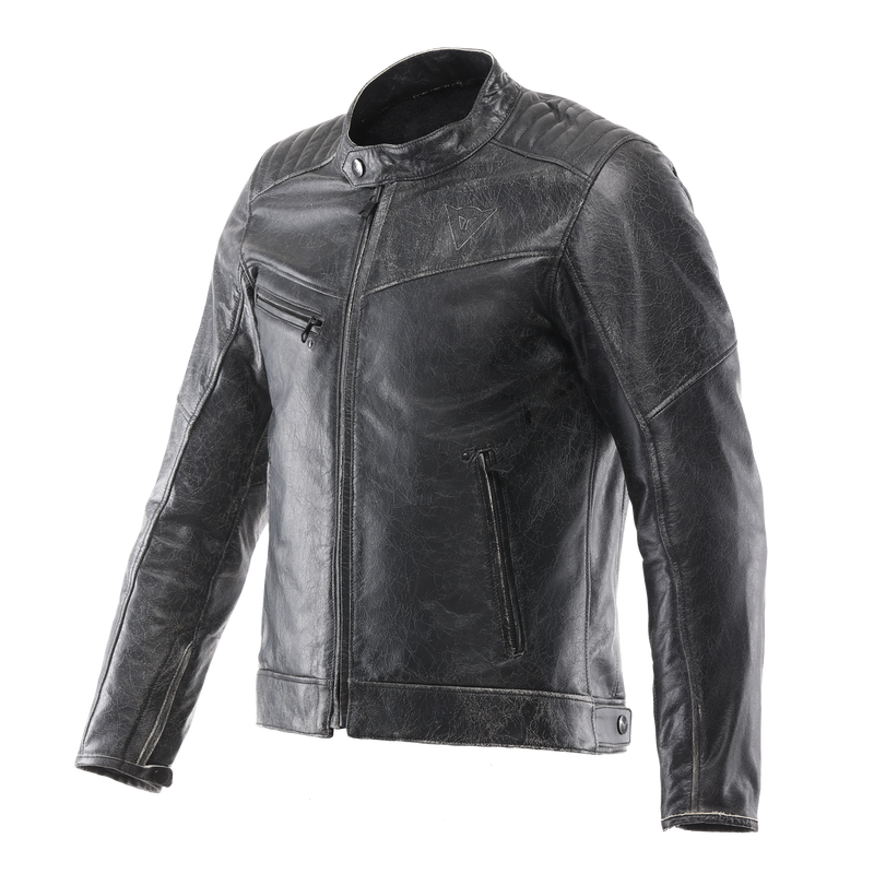 Radicale - Motorcycle Jacket In Leather Men - Black