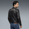 Radicale - Motorcycle Jacket In Leather Men - Black