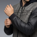 Vintedge - Leather Motorcycle Jacket Men - Black