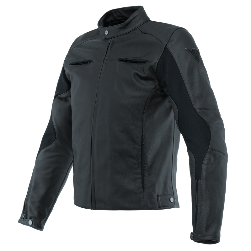 Razon 2 - Men's Motorcycle Leather Jacket - Black