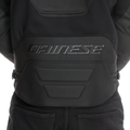 Racing 5 - Men Perforated Leather Motorcycle Jacket - Black/Black/Black
