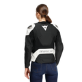 Racing 5 - Women's Leather Motorcycle Jacket - Black/White
