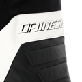 Racing 5 - Women's Leather Motorcycle Jacket - Black/White