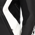 Racing 5 - Women's Leather Motorcycle Jacket - Black/White