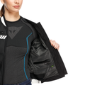 Racing 5 - Women's Leather Motorcycle Jacket - Black/White