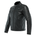 Mike 3 - Men's Leather Motorcycle Jacket - Black