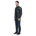 Mike 3 - Men's Leather Motorcycle Jacket - Black