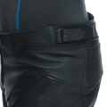 Delta 4 - Men Leather Motorcycle Pants - Black/White