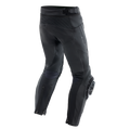 Delta 4 - Men Leather Motorcycle Pants - Black/Black