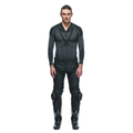 Delta 4 - Men Leather Motorcycle Pants - Black/Black