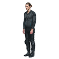 Delta 4 - Men Leather Motorcycle Pants - Black/Black