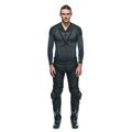 Delta 4 - Men's Motorcycle Leather Short/Tall Pants - Black/Black