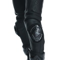Delta 4 - Men's Motorcycle Leather Short/Tall Pants - Black/Black