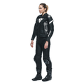 Delta 4 - Women's Motorcycle Leather Pants - Black/Black