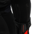 Delta 4 - Men's Motorcycle Perforated Leather Pants - Black/Black