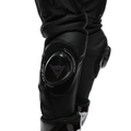 Delta 4 - Men's Motorcycle Perforated Leather Pants - Black/Black