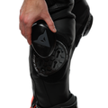 Delta 4 - Men's Motorcycle Perforated Leather Pants - Black/Black