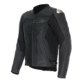 Pony 3 - Men's Motorcycle Perforated Leather Pants - Black-Matt