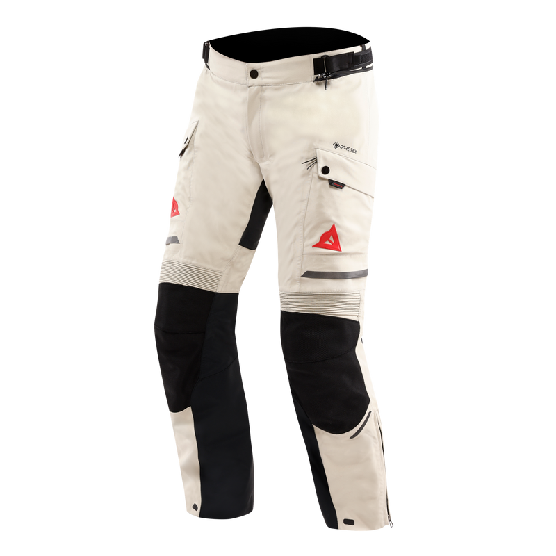 Super Expedition - Gore-Tex Motorcycle Pants Men - Tidal Foam/Red