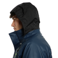 Storm 2 - Unisex Motorcycle Rain Jacket - Black-Iris/Fluo-Yellow