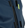 Storm 2 - Unisex Motorcycle Rain Jacket - Black-Iris/Fluo-Yellow