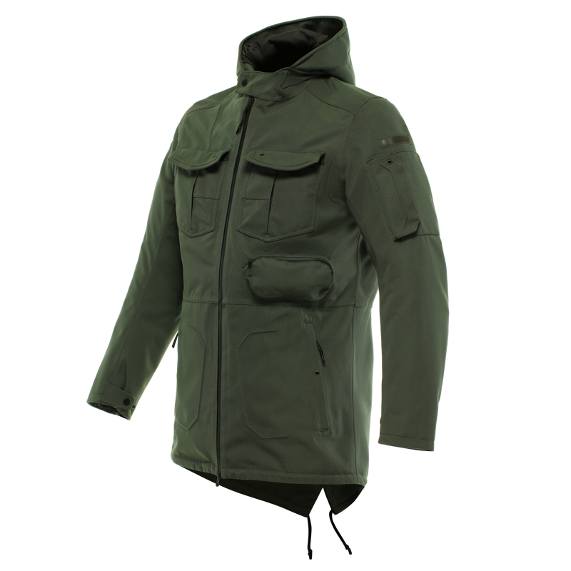 Duomo ABSØLUTESHELL™ Pro - Men's Waterproof Motorcycle Parka - Green