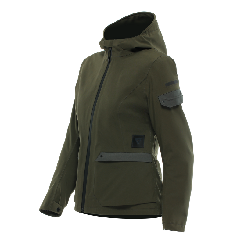 Centrale ABSØLUTESHELL™ Pro - Women's Waterproof Motorcycle Jacket - Green