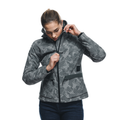Centrale ABSØLUTESHELL™ Pro - Women's Waterproof Motorcycle Jacket - London Fog Camo Dots